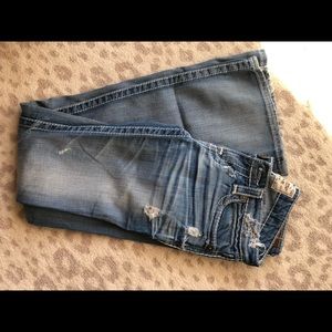 Big Star Liv Flare distressed jeans